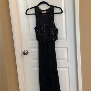 Long black dress
